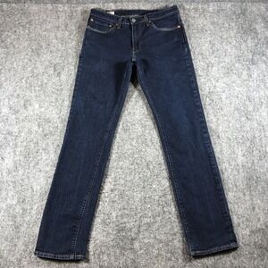 Levi's 511 Jeans Mens 33x31 Blue Slim Tapered Dark Wash Denim Casual Pants